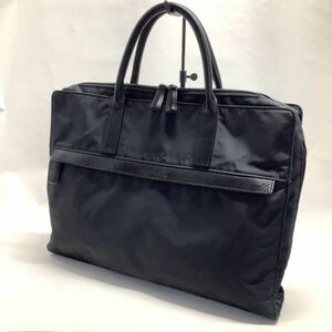 人気 agnes b Voyage アニエス べー ボヤージュ ビジネスバッグ BAG ブラック 黒 外ポケ 3 内ポケ 5 ペンホルダー3