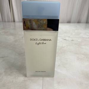 ♭M♭ 新品同様 DOLCE＆GABBANA ライトブルー オードトワレ 中古品 100ｍｌ 香水 フレグランス ドルチェ＆ガッパーナ ♭J-250110