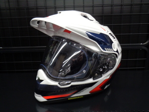 ☆SHOEI(ショウエイ) HORNET ADV INVIGORATE オフロードヘルメット 赤/青 Mサイズ☆