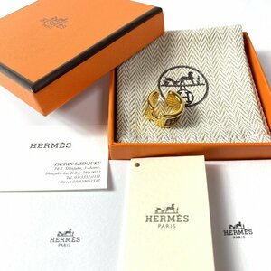 美品 エルメス HERMES リザード イヤーカフ 箱付き