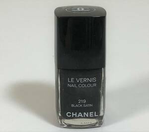 ★シャネル CHANEL ヴェルニ #219 BLACK SATIN ブラック サテン ネイルカラー マニキュア★