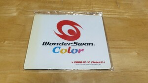 ★【未開封品】「ワンダースワンカラー マウスパッド(WonderSwan Color Mouse Pad)」BANDAI/ノベルティグッズ/WSC★