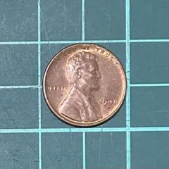 «匿名発送» 外国コイン アメリカ 麦ペニー 1セント 1946年