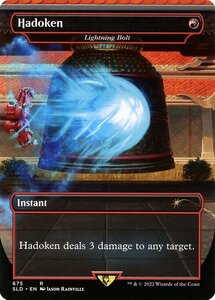 MTG ■赤/英語版■ 《波動拳/Hadoken》★FOIL★Secret Lair SLD