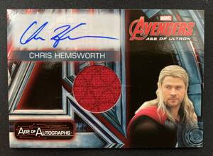 ◆2015 UPPER DECK MARVEL AVENGERS AGE OF ULTRON ソー/クリス・ヘムズワース 直筆サイン カード ◆ auto Chris Hemsworth アベンジャーズ