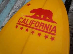CALIFORNIA REPUBLIC 州旗 カリフォルニア カッティング 赤