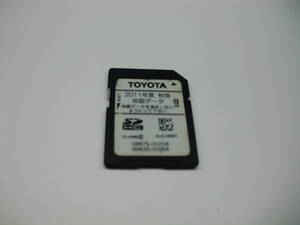  ジャンク扱い　TOYOTA　2011年度　秋版　地図データ　8GB　SDHCカード　SDカード　ナビ