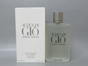 GIORGIO ARMANI ACQUA DI GIO POUR HOMME ジョルジオ アルマーニ アクア ディ ジオ オム 200ml ほぼ満タン