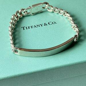 1スタ 希少 ティファニー ID チェーン ブレスレット 喜平 ヴィンテージ シルバー Tiffany & Co. 1円スタート