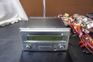 動作OK CP-W58 オーディオ KSP90 ヴィッツ KGC10 パッソ ZVW30 プリウス NZE141G カローラ他 AUX CD 08600-00H20 トヨタ 純正 @9615s