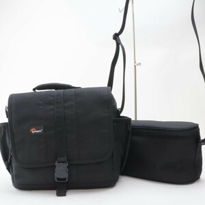 2403-46 パナソニック ロープロ ２点セット カメラバッグ ショルダーバッグ Panasonic Lowepro ナイロン製 ブラック