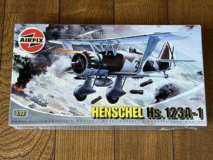 エアフィックス AIRFIX 1/72 HENSCHEL Hs.123A-1 ヘンシェル 未使用未組 レア 貴重 絶版 希少 (43-65)