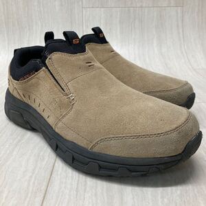 DFK5 SKECHERS スケッチャーズ Oak Canyon オークキャニオン WATER REPELLENT スエード カジュアルシューズ ブラウン系 メンズ 27.5cm