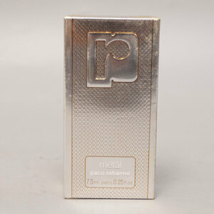yi87-未開封 paco rabanne metal パコ ラバンヌ メタル 香水 ミニボトル 7.5ml 箱付 フランス製
