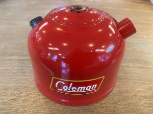 【送料920円】1956年12月製 良品 コールマン 200A タンク 凹み無し イエローボーダー！検/赤ランタン/バースデーランタン