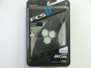 ◆ FCS2 超軽量 Air Core PC製 AM アルメリックフィン Lサイズ 黒 エアコア 新品未使用
