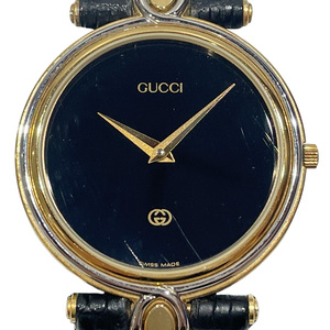 中古/ GUCCI グッチ クオーツ 腕時計 4500M ラウンド レディース ゴールド 20398883