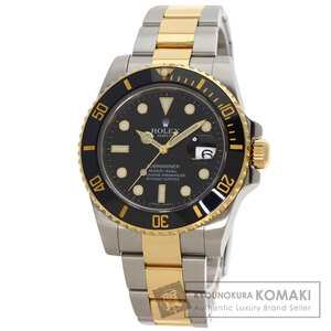 ROLEX ロレックス 116613LN サブマリーナ デイト 腕時計 ステンレススチール SSxK18YG メンズ 中古