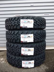 Ho☆全国送料込☆ヨコハマジオランダーM/T G003☆145/80R12☆軽バン・軽トラ・ハイゼット・エブリー・キャリー・サンバー・N-VAN・アトレー