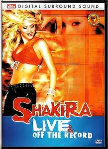 SHAKIRA【DVD】LIVE & OFF THE RECORD【PAL】シャキーラ