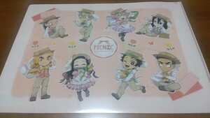 鬼滅の刃　Ufotable cafe　ピクニックイベント　前期　A4クリアファイル