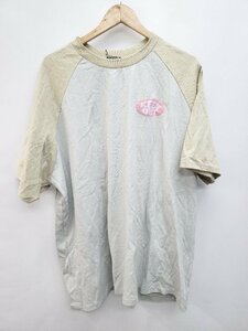 ◇ ◎ ●未使用● one way ワンウェイ タグ付 バックプリント 半袖 Ｔシャツ カットソー サイズF グレー レディース P