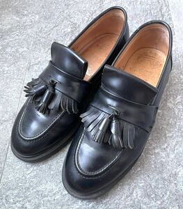 1円スタート　SOLOVAIR TASSEL LOAFER ソロヴェアー　タッセルローファー　レザーシューズ 