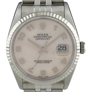 ロレックス ROLEX デイトジャスト 16234NA 腕時計 SS WG 自動巻き ピンク メンズ 【中古】