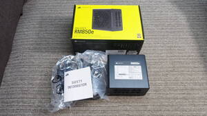 ▲こ 12-10 CORSAIR RM850e Fully-Modular ATX Power Supply PC電源ユニット 現状品