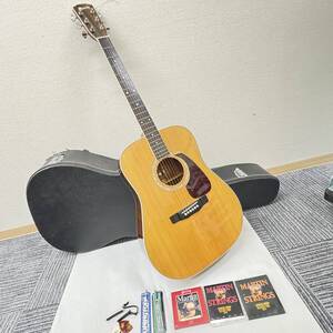 1円〜 Morris モーリス アコー スティック ギター M-50 MORRIS 弦 音叉 ハードケース付き 