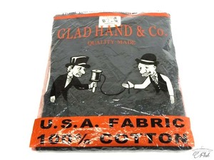 新品 グラッドハンド GLAD HAND 型番03　パックT　ポケットTシャツ　クルーネック　半袖　管理001 black S