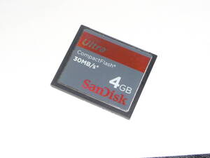 動作保証！SanDisk Ultra CFカード 4GB