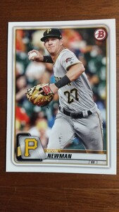 Topps 2020年 Bowman 62 Kevin Newman ピッツバーグパイレーツ