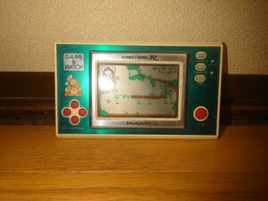 ゲームウォッチ GAME & WATCH ドンキーコングジュニア DONKEＹ KONG JR 電池蓋欠品 動作OK 任天堂