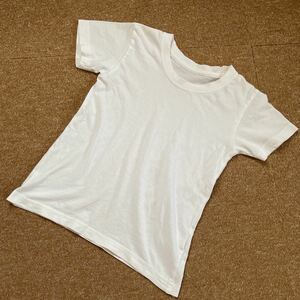 2207082(送料込¥244)半袖コットン100%Tシャツ キッズ100 白