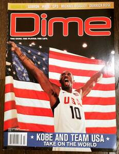 2008 Aug Sep DIME MAGAZINE #43 KOBE BRYANT / ダイム 雑誌 コービー ブライアント NBA Basketball Nike Adidas