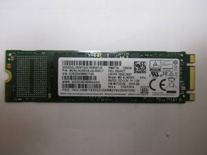 ★☆1円 ～スタート☆Samsung SSD PM871b M.2 2280 MZ-NLN256C 256GB 使用時間:6294H☆★