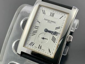 [A1420]メンズ腕時計 クォーツ SWISS MADE FREDERIQUE CONSTANT フレデリックコンスタントGENEVE FC-200 クオーツ スモセコ 