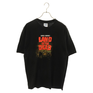 VINTAGE ヴィンテージ 00s LAMD OF THE DEAD ランドオブザデッド ムービー プリント 半袖Tシャツ カットソー ブラック