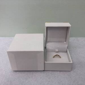 【30000円スタート】美品!! K18 ダイヤモンド リング サイズ:12号 総重量:1.9ｇ 刻印:0.228ct 0.07ct アクセサリー レターパックプラス発送