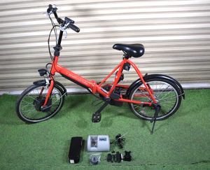 【発送可】eneloop bike CY-PJ220 20インチ 折りたたみ電動自転車 サンヨーエネループバイク 折畳み電動アシスト自転車_MFC_B1224-F00F