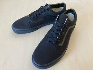 30cm 黒 バンズ オールドスクール VANS OLD SKOOL CANVAS BLACK/BLACK US12/30cm VN000D3HBKA