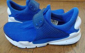 NIKE SOCK DART ナイキ　ソックダート　us9　中古品　27cm　ブルー　