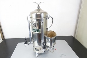 オリンピア　LPガス式　コーヒー沸かし器　コーヒーポット　保温器　湯煎　Coffee Urn　コーヒーサーバー　Olympia　レトロ　喫茶店　C