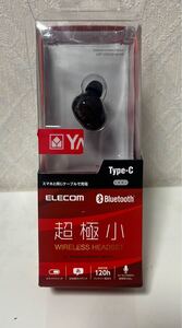 611i0815 エレコム(ELECOM) Bluetoothハンズフリーヘッドセット 通話・音楽用 多機能3ボタン+1スイッチ設計 LBT-HSC30MPBK ブラック