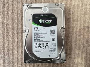 【使用時間:50645時間】Seagate 6TB Exos 7E8 7.2K SATA 3.5インチ HDD ST6000NM0115 1YZ110-004 動作確認済み [PT378]