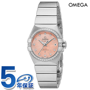 オメガ コンステレーション 27mm 自動巻き 腕時計 ダイヤモンド OMEGA 123.15.27.20.57.002