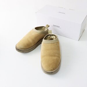 エーピーストゥディオ AP STUDIO SUICOKE スイコック ムートンサボ 23cm/ベージュ シューズ スリッポン ボア【2400014046335】