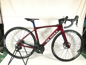 DE ROSA デローザ ロードバイク IDOL Disk カーボンフレーム XP19090209 SHIMANO 105 22段階変速 Red Ruby 27インチ 自転車 ユーズド