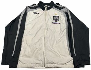 SS62 UMBRO イングランド代表 90s 00s トラックジャケット ジャージ ナイロンジャケット サッカー ウインドブレーカー テック ストリート